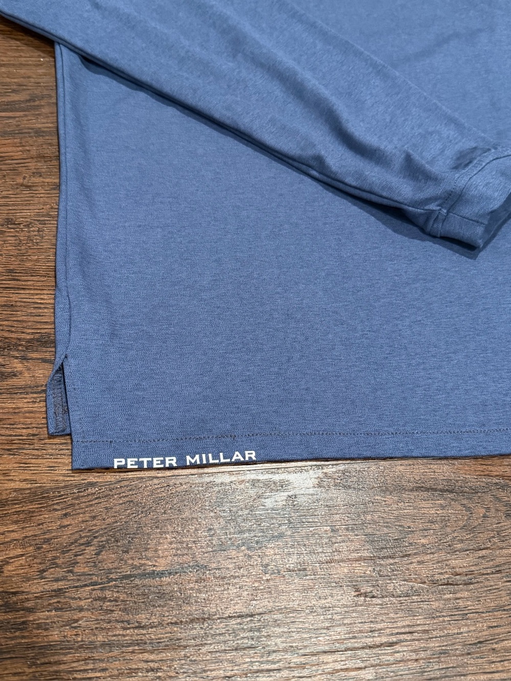 Peter Millar Mens Bowen Performance Quarter-Zip Blue Golf Pullover Size XXL - Picture 6 of 10
